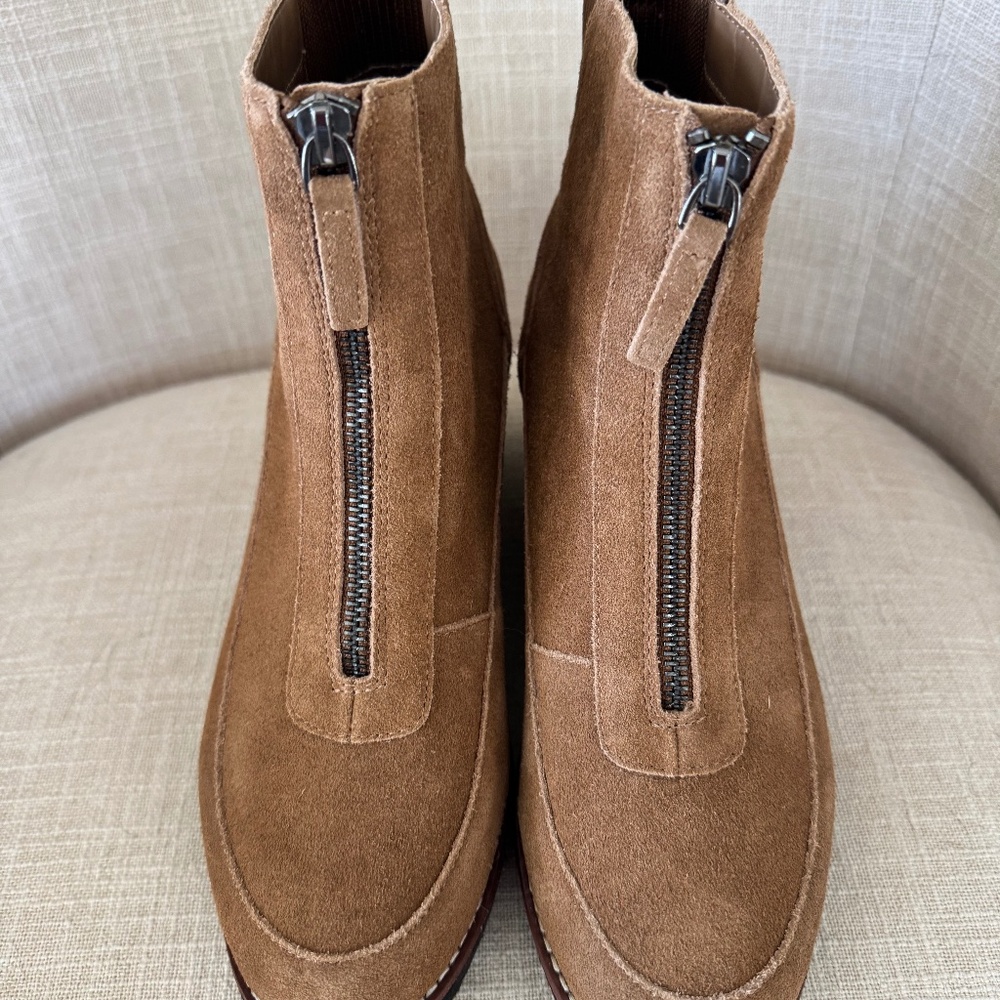 Sanctuary Ladies Brown Suede Ankle Boots
